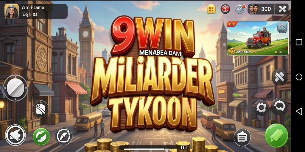Tangkapan layar utama 9WIN menunjukkan keseruan gameplay Tycoon.