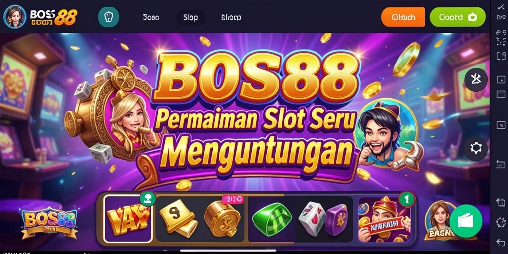 Tampilan gameplay menarik dari BOS88 dengan gulungan slot yang mengesankan.