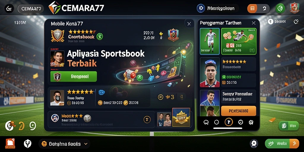Screenshot CEMARA77 menampilkan antarmuka taruhan yang menarik dan informatif.