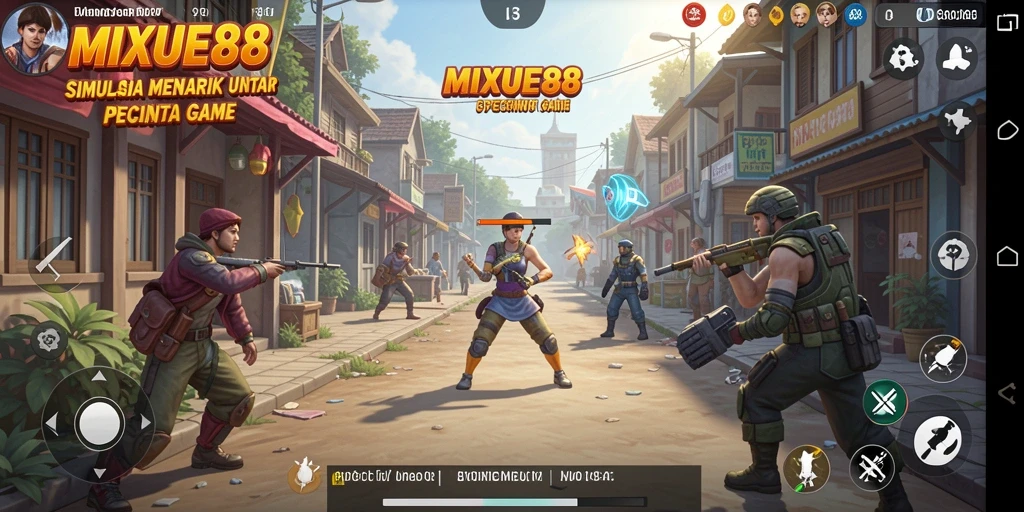 Tampilan gameplay menarik dari MIXUE88 yang menunjukkan simulasi yang mendetail.