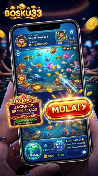 Screenshot aplikasi bosku33 menampilkan berbagai pilihan aplikasi untuk diunduh.